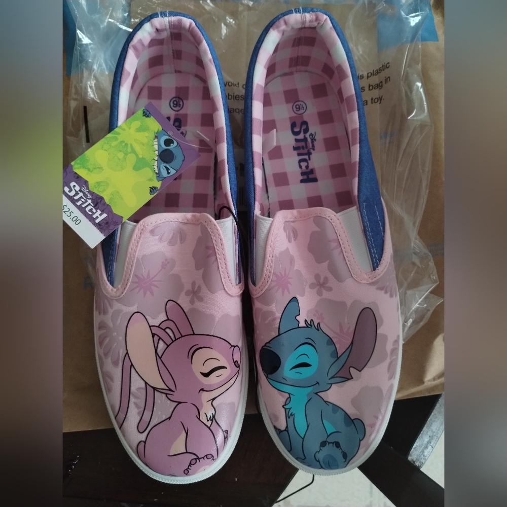 Slip on shoes.